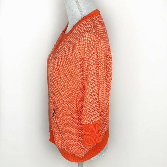 Cabi Sweater Cardigan 3/4 Sleeve Zip Up (S61) - Picture 4 of 5